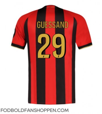 OGC Nice Evann Guessand #29 Hjemmebanetrøje 2024-25 Kortærmet